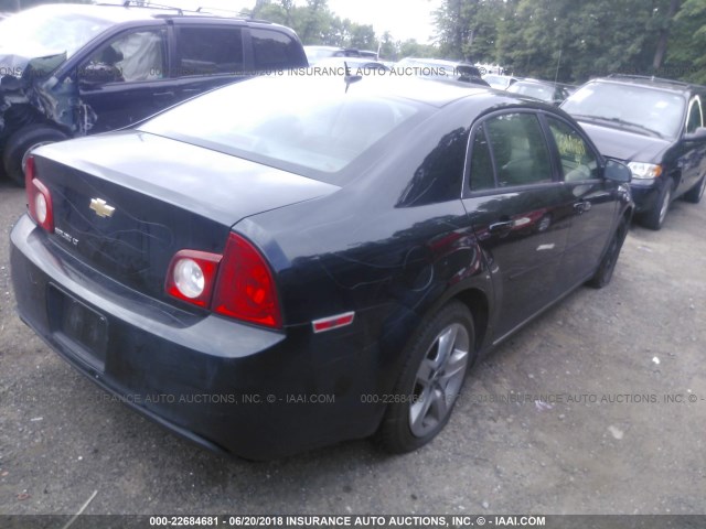 1G1ZC5EB3A4130623 - 2010 CHEVROLET MALIBU 1LT 黑色 照片 4