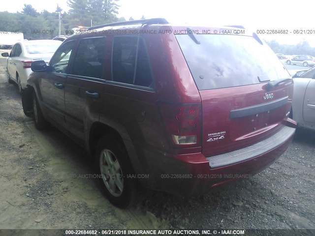 1J4GR48K05C612054 - 2005 JEEP GRAND CHEROKEE LAREDO/COLUMBIA/FREEDOM 红色 照片 3