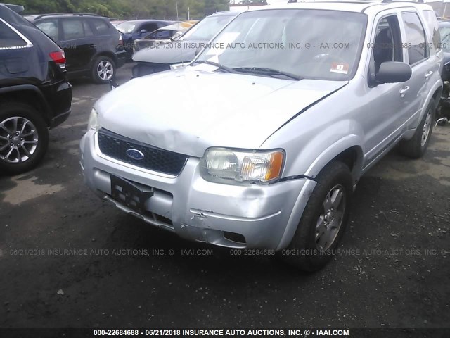 1FMCU94174KA45709 - 2004 FORD ESCAPE LIMITED GRAY photo 6