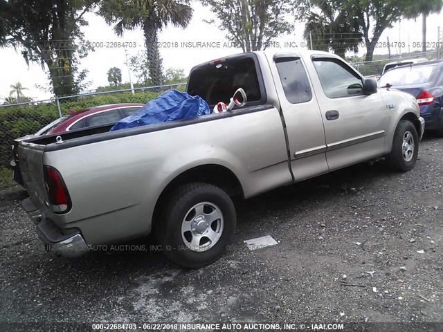 2FTRX17W64CA25969 - 2004 FORD F-150 HERITAGE CLASSIC GOLD photo 4