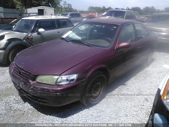 4T1BG22K8VU025433 - 1997 TOYOTA CAMRY CE/LE/XLE 勃艮第红 照片 2