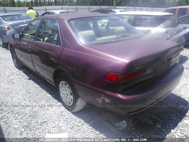 4T1BG22K8VU025433 - 1997 TOYOTA CAMRY CE/LE/XLE 勃艮第红 照片 3