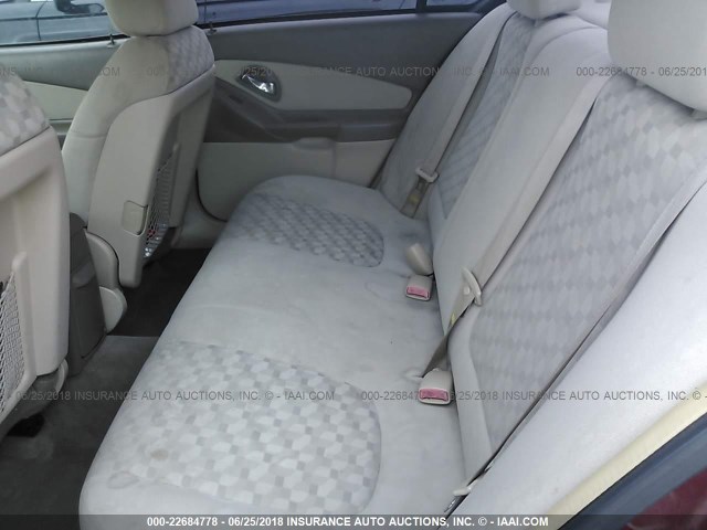 1G1ZT54845F182598 - 2005 CHEVROLET MALIBU LS MAROON photo 8