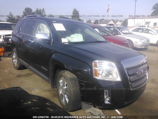 2GKFLTE33F6260192 - 2015 GMC TERRAIN SLT BLACK photo 1