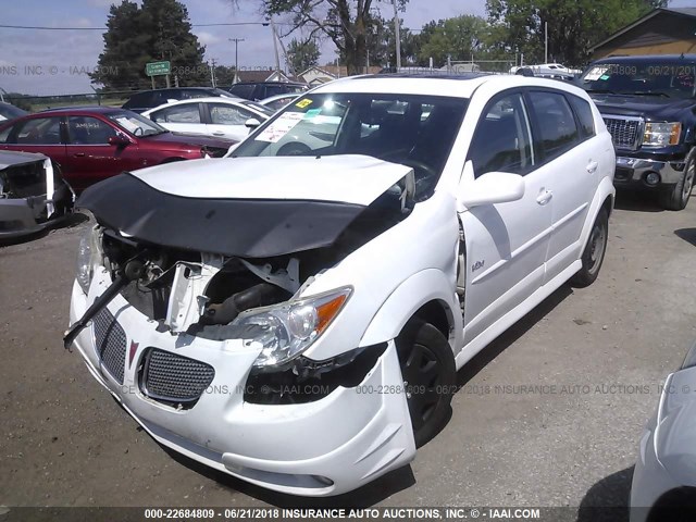 5Y2SL65816Z414717 - 2006 PONTIAC VIBE WHITE photo 2