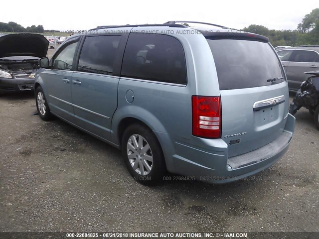 2A4RR8D10AR387391 - 2010 CHRYSLER TOWN & COUNTRY TOURING PLUS BLUE photo 3