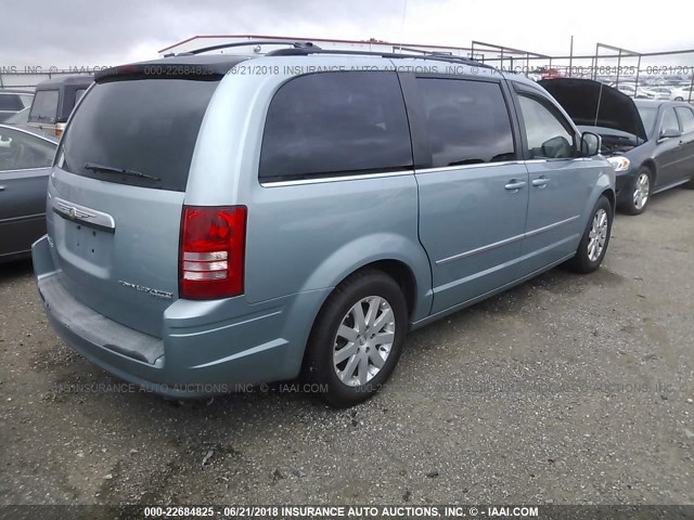 2A4RR8D10AR387391 - 2010 CHRYSLER TOWN & COUNTRY TOURING PLUS BLUE photo 4