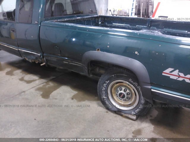 1GTGK29F9SE531022 - 1995 GMC SIERRA K2500 GREEN photo 6