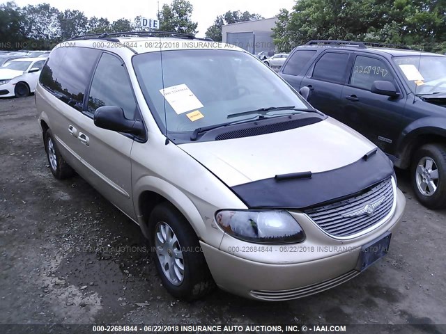 2C4GP74L21R295469 - 2001 CHRYSLER TOWN & COUNTRY EX GOLD photo 1