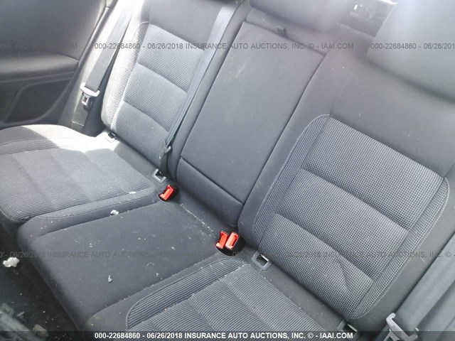 WVWAA7AJ2BW022857 - 2011 VOLKSWAGEN GOLF BLACK photo 8