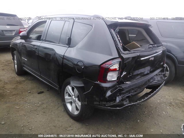 1C4NJDEB9GD782824 - 2016 JEEP COMPASS LATITUDE 黑色 照片 3
