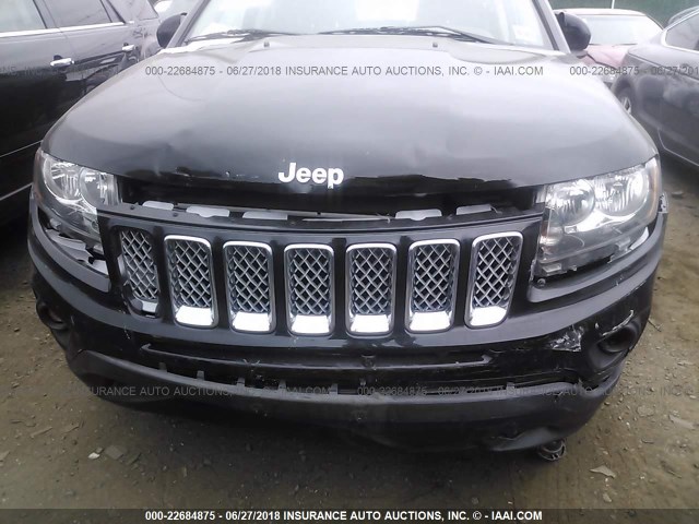 1C4NJDEB9GD782824 - 2016 JEEP COMPASS LATITUDE 黑色 照片 6