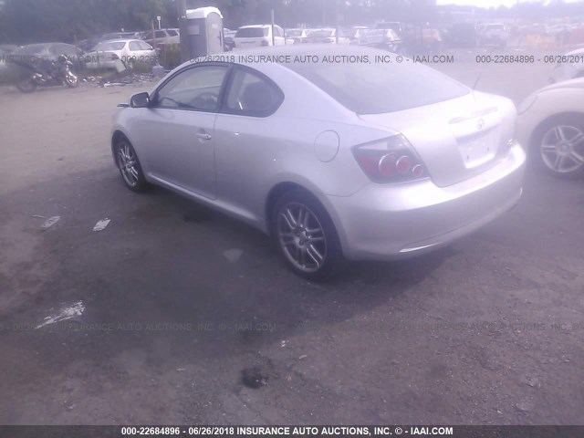 JTKDE167480230237 - 2008 TOYOTA SCION TC 银色 照片 3