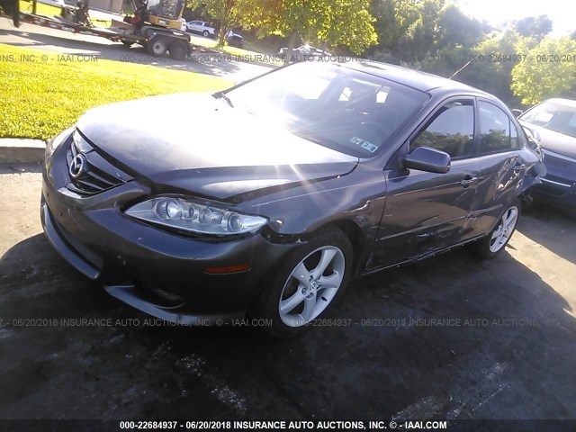 1YVHP84C655M70345 - 2005 MAZDA 6 I Grau Foto 2