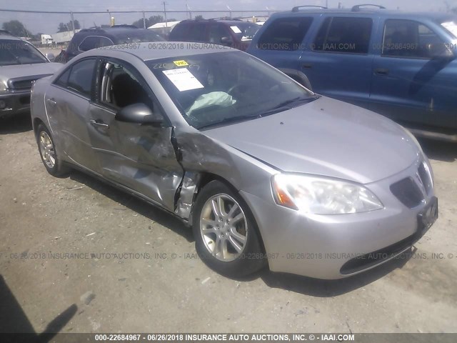 1G2ZG528354134511 - 2005 PONTIAC G6 SILVER photo 1