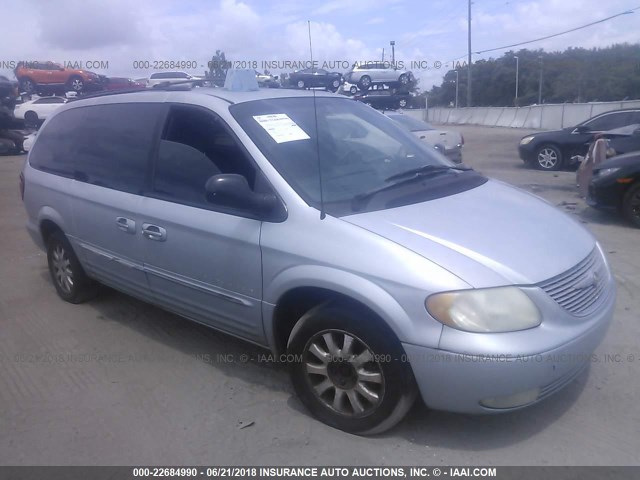 2C8GP54L01R376392 - 2001 CHRYSLER TOWN & COUNTRY LXI SILVER photo 1