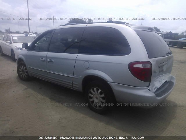 2C8GP54L01R376392 - 2001 CHRYSLER TOWN & COUNTRY LXI SILVER photo 3