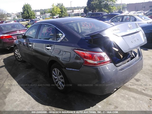 1N4AL3AP2DN447775 - 2013 NISSAN ALTIMA 2.5/S/SV/SL GRAY photo 3