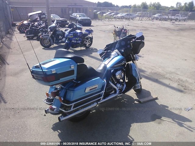 1HD1FC418BB662857 - 2011 HARLEY-DAVIDSON FLHTCU BLUE photo 4