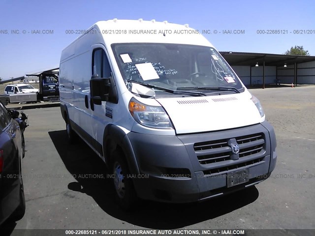 3C6URVJG8GE127717 - 2016 RAM PROMASTER 3500 3500 HIGH WHITE photo 1