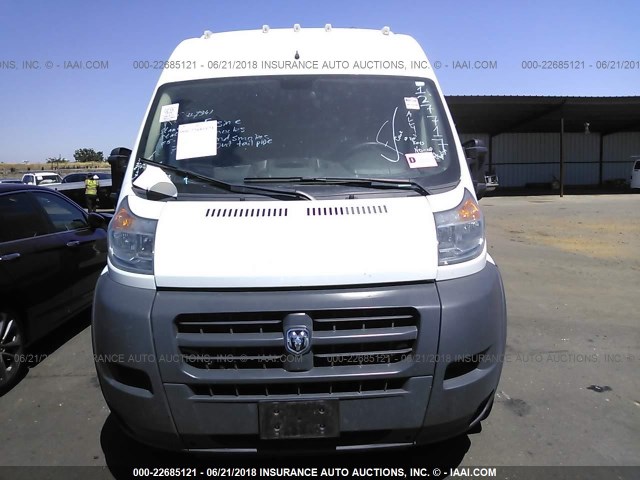3C6URVJG8GE127717 - 2016 RAM PROMASTER 3500 3500 HIGH WHITE photo 6