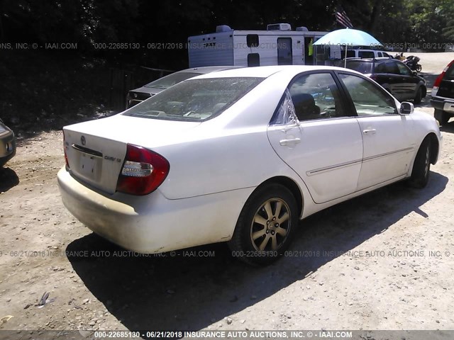4T1BE30K53U135979 - 2003 TOYOTA CAMRY LE/XLE/SE Ақ фото 4