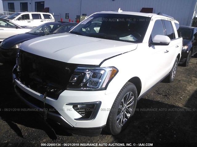 1FMJU2AT7JEA11509 - 2018 FORD EXPEDITION LIMITED WHITE photo 2