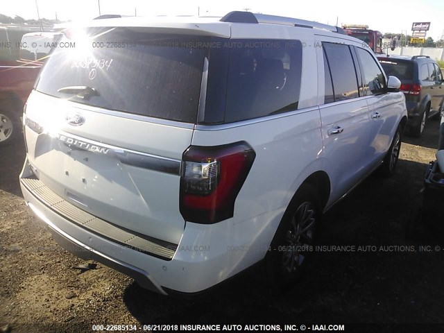 1FMJU2AT7JEA11509 - 2018 FORD EXPEDITION LIMITED WHITE photo 4
