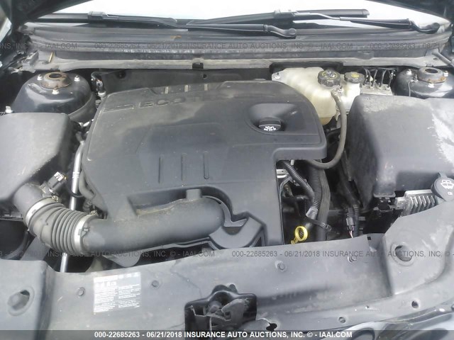1G1ZC5E08CF229881 - 2012 CHEVROLET MALIBU 1LT 黑色 照片 10