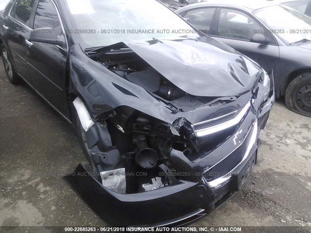 1G1ZC5E08CF229881 - 2012 CHEVROLET MALIBU 1LT 黑色 照片 6