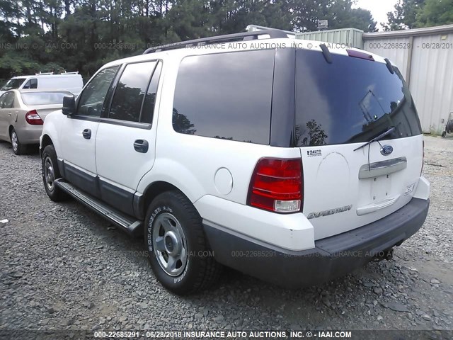 1FMPU135X5LA59901 - 2005 FORD EXPEDITION XLS WHITE photo 3