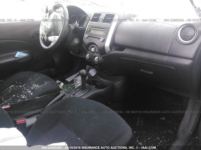 3N1CE2CP5EL375821 - 2014 NISSAN VERSA NOTE S/S PLUS/SV/SL BLACK photo 5