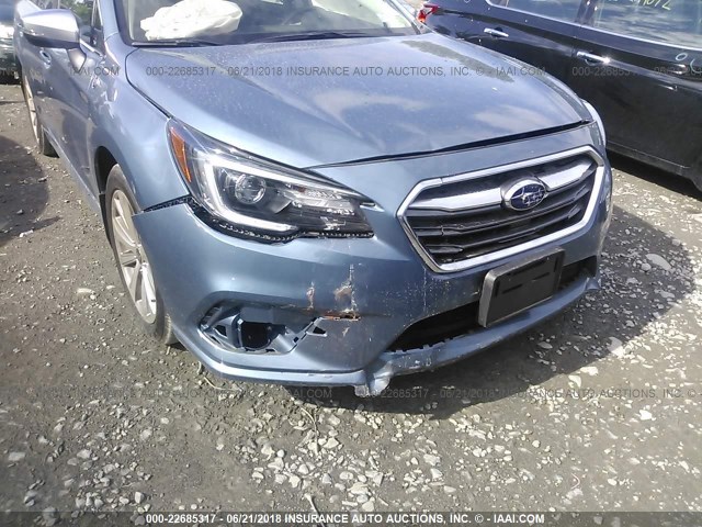 4S3BNAN66J3025661 - 2018 SUBARU LEGACY 2.5I LIMITED BLUE photo 6