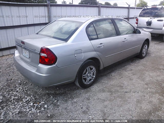 1G1ZS58F97F219594 - 2007 CHEVROLET MALIBU LS SILVER photo 4