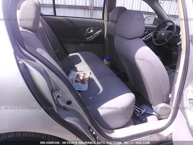 1G1ZS58F97F219594 - 2007 CHEVROLET MALIBU LS SILVER photo 8