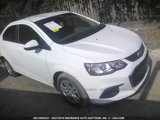 1G1JB5SH0H4172427 - 2017 CHEVROLET SONIC LS 白色 照片 1