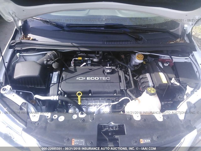 1G1JB5SH0H4172427 - 2017 CHEVROLET SONIC LS 白色 照片 10