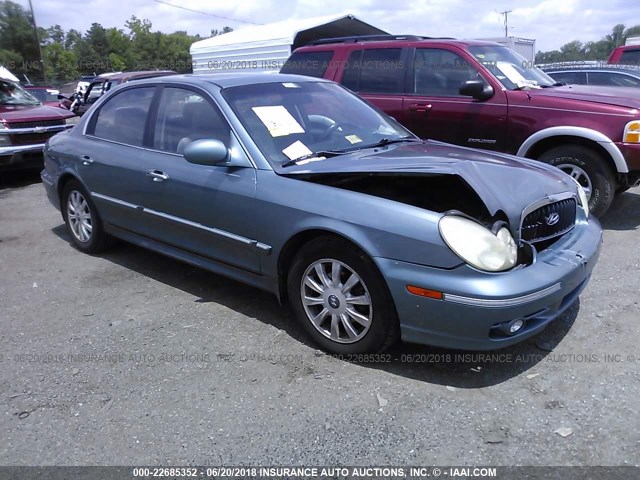 KMHWF35H04A996470 - 2004 HYUNDAI SONATA GLS/LX GRAY photo 1