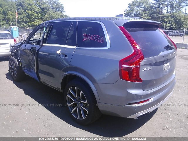 YV4A22PK6H1180895 - 2017 VOLVO XC90 T6 GRAY photo 3