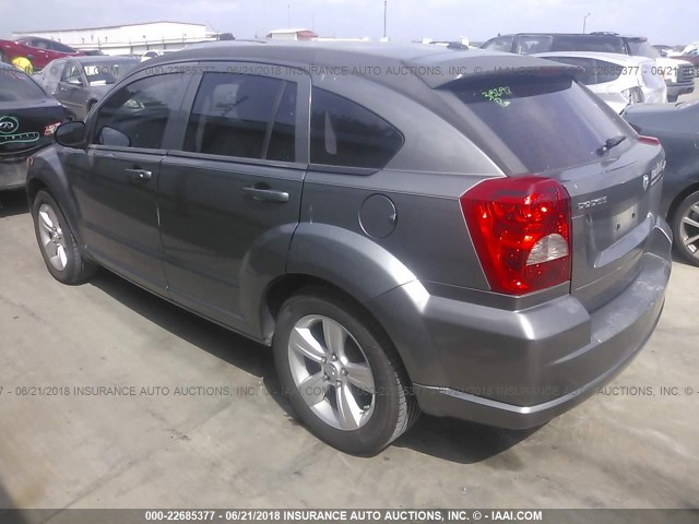 1B3CB3HA3BD261769 - 2011 DODGE CALIBER MAINSTREET GRAY photo 3