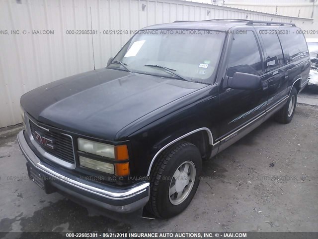 3GKEC16R4XG502173 - 1999 GMC SUBURBAN C1500 BLACK photo 2