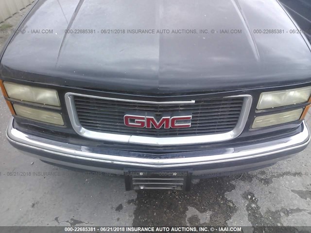 3GKEC16R4XG502173 - 1999 GMC SUBURBAN C1500 BLACK photo 6