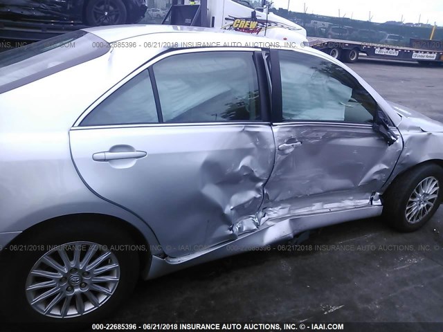 4T1BE46K28U237745 - 2008 TOYOTA CAMRY CE/LE/XLE/SE SILVER photo 6