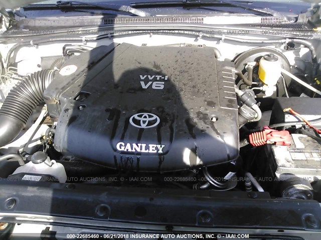 5TEUU42N45Z120011 - 2005 TOYOTA TACOMA ACCESS CAB Silber Foto 10