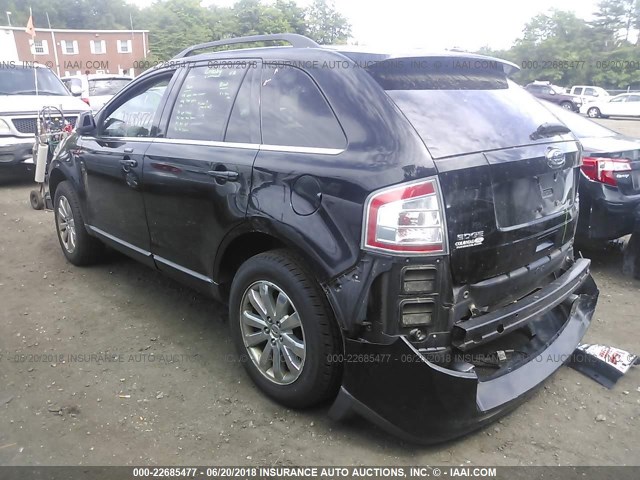 2FMDK49C59BA53400 - 2009 FORD EDGE LIMITED BLACK photo 3