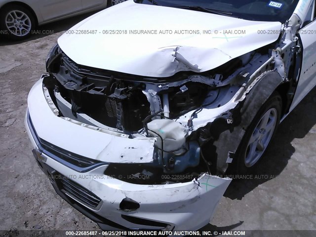 1G1ZB5ST5GF343845 - 2016 CHEVROLET MALIBU LS WHITE photo 6