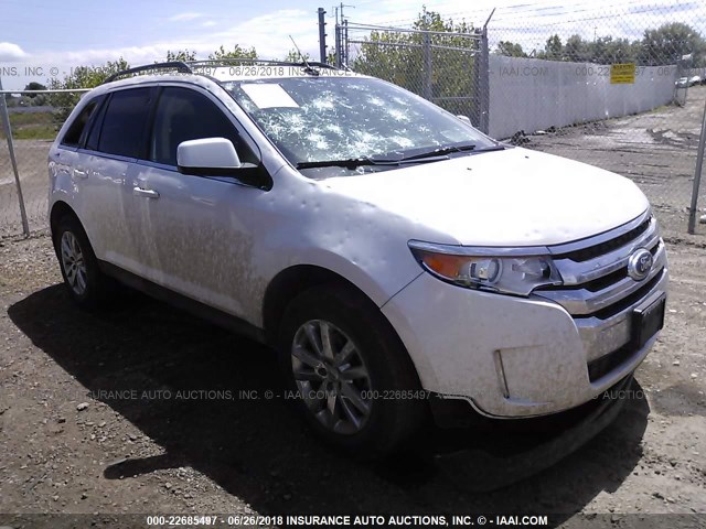 2FMDK4KC3BBA27684 - 2011 FORD EDGE LIMITED WHITE photo 1