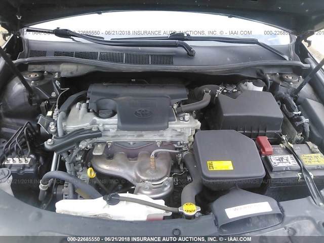 4T1BF1FK5CU071869 - 2012 TOYOTA CAMRY SE/LE/XLE 黑色 照片 10