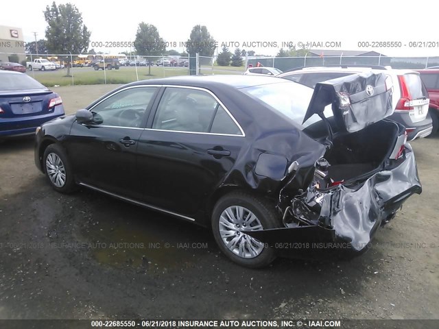 4T1BF1FK5CU071869 - 2012 TOYOTA CAMRY SE/LE/XLE 黑色 照片 3