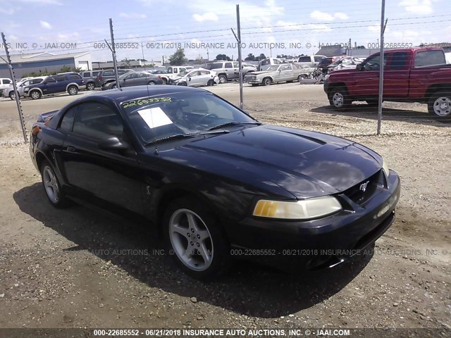 1FAFP47V0XF164117 - 1999 FORD MUSTANG COBRA SVT BLACK photo 1